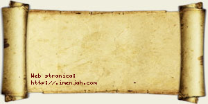 Isidora Ugrina vizit kartica